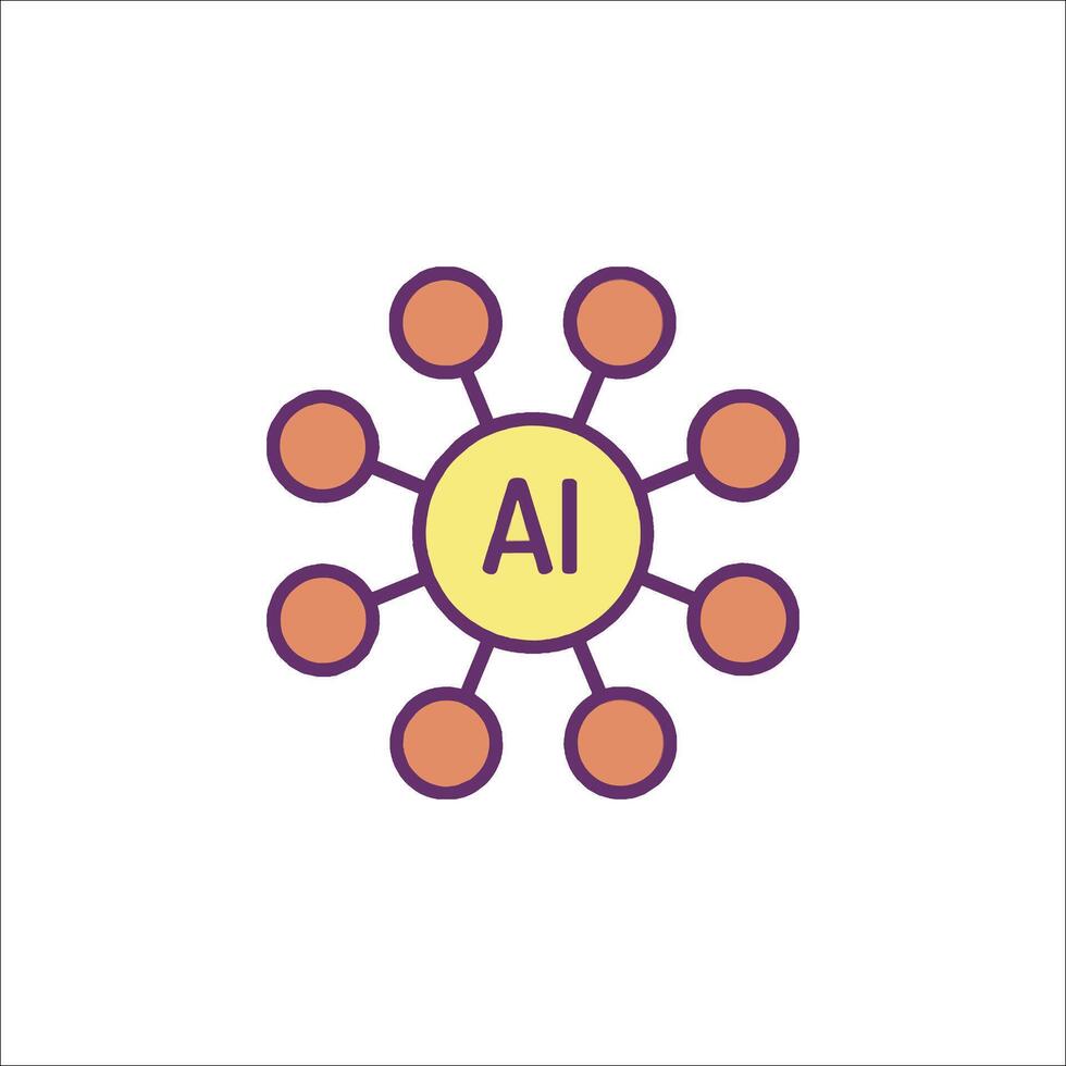 Ai logo, ai icon, ai icon, ai icon, ai icon, vector