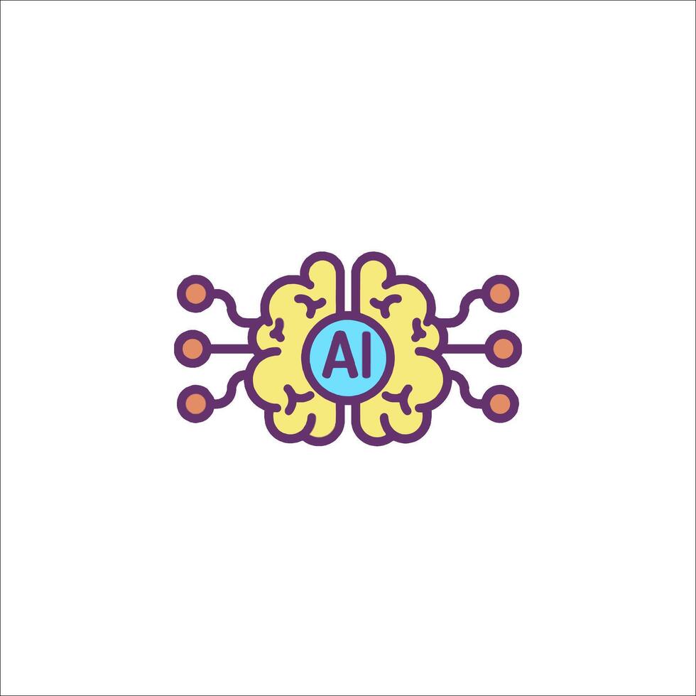 Ai logo, ai icon, ai icon, ai icon, ai icon, vector