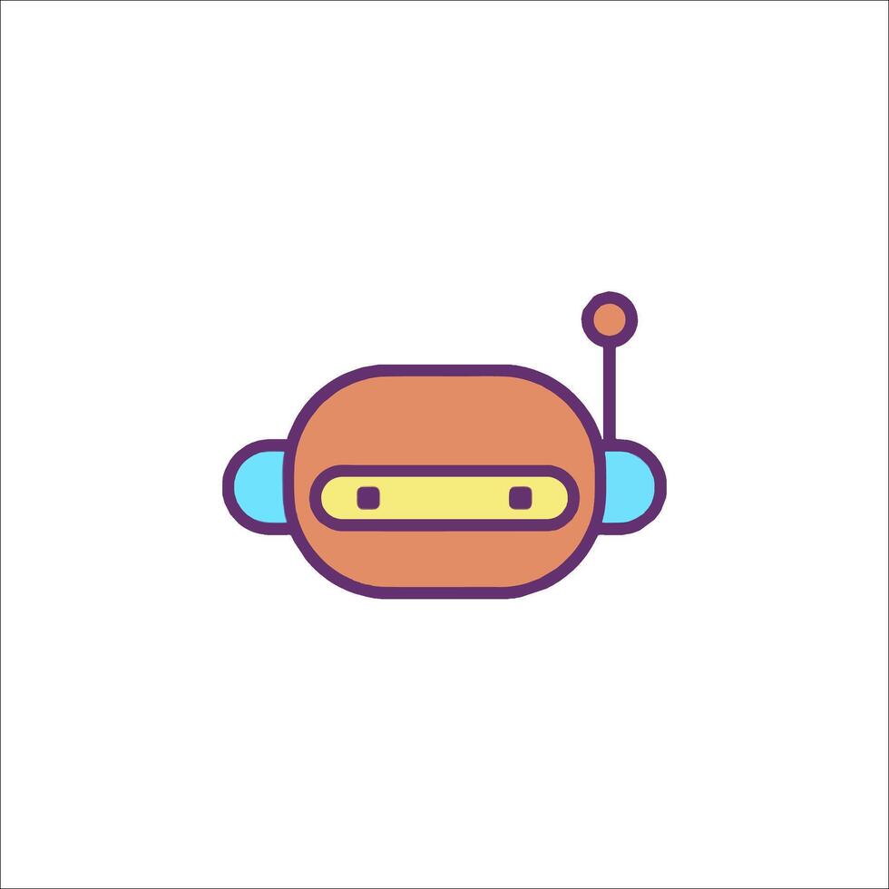 Robot icon illustration vector