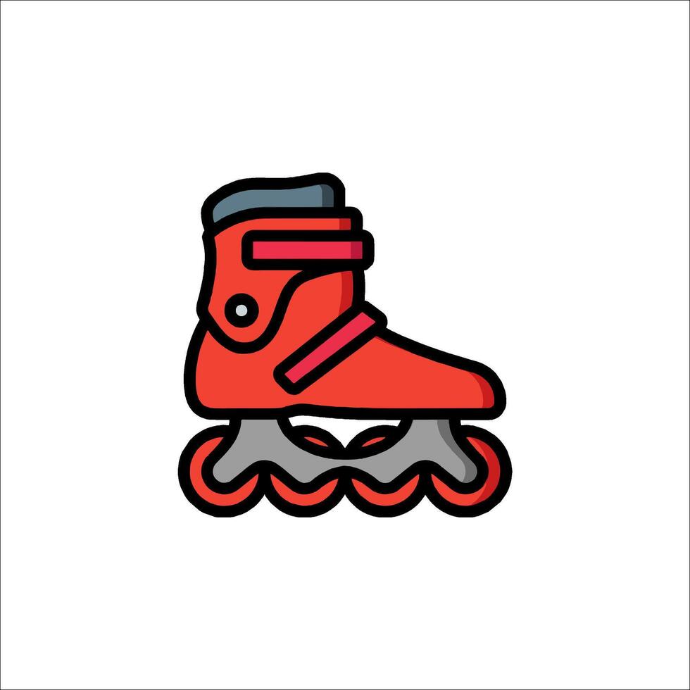 Roller skate icon illustration vector