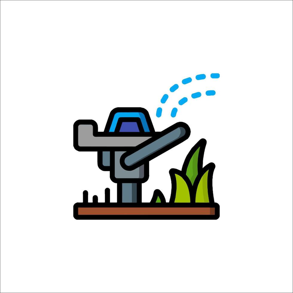 Watering machine icon illustration vector