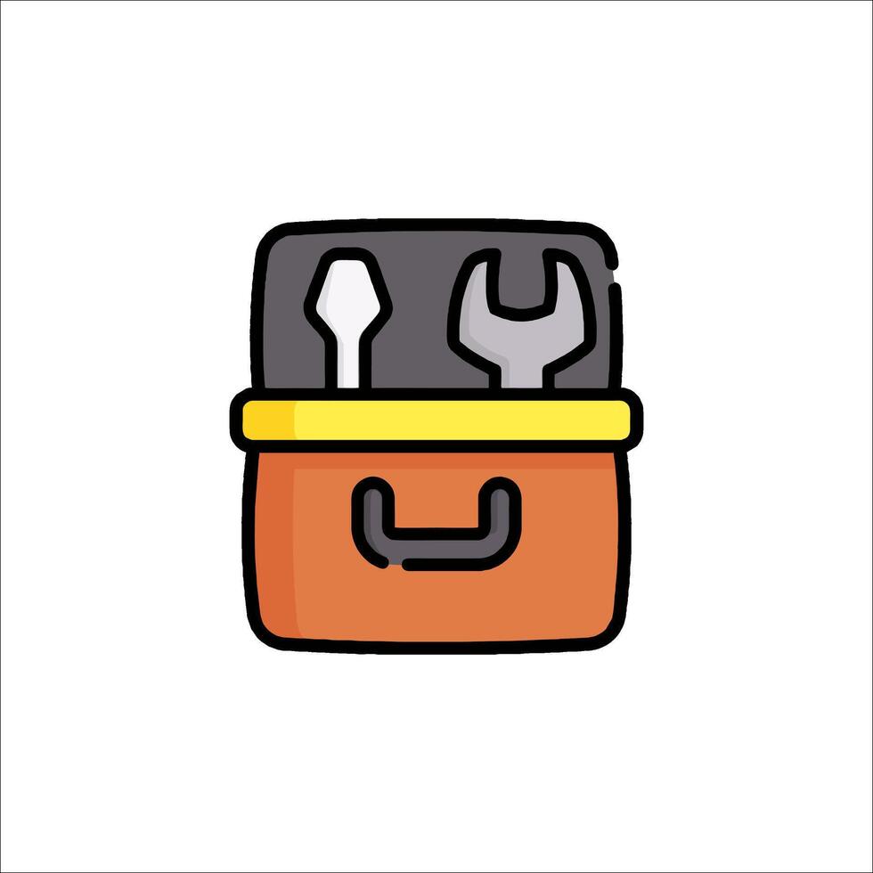 Toolbox icon illustration vector