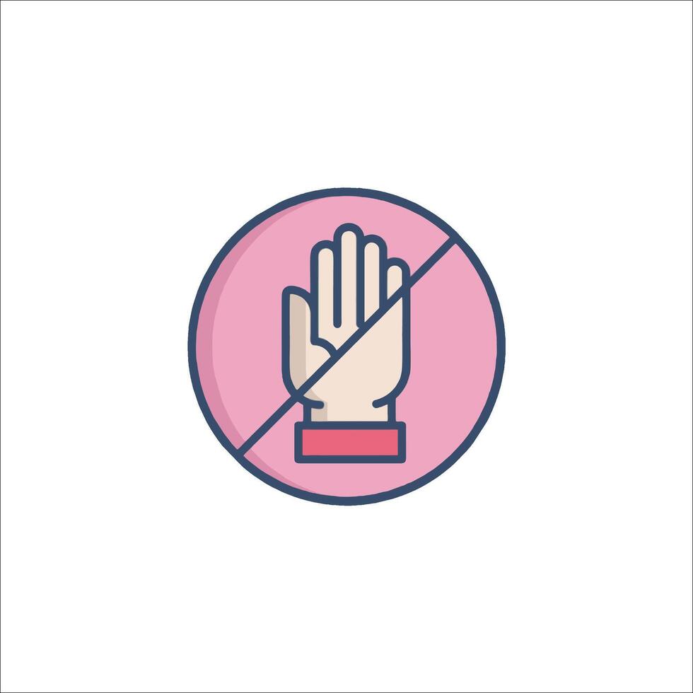 No hand icon, no hand icon, no hand icon, no hand icon, no hand icon vector