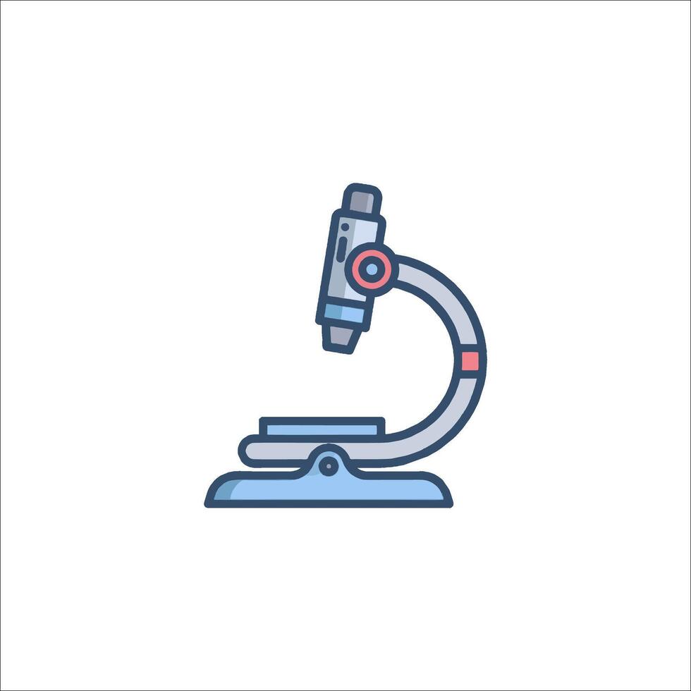 Microscope icon illustration vector