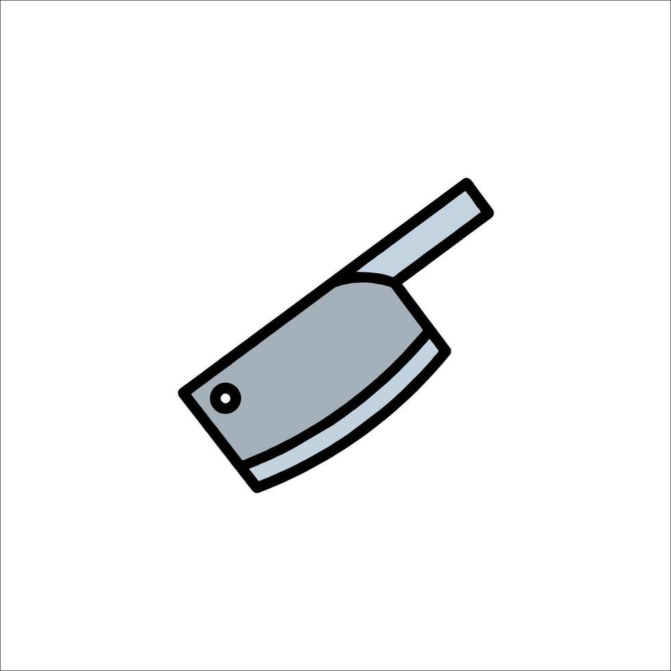 A knife icon on a white background vector