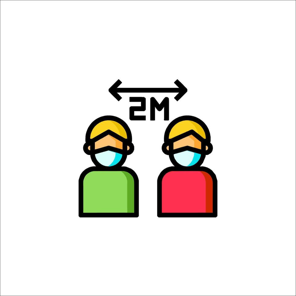 Two people wearing masks and holding up a sign that says ms vector