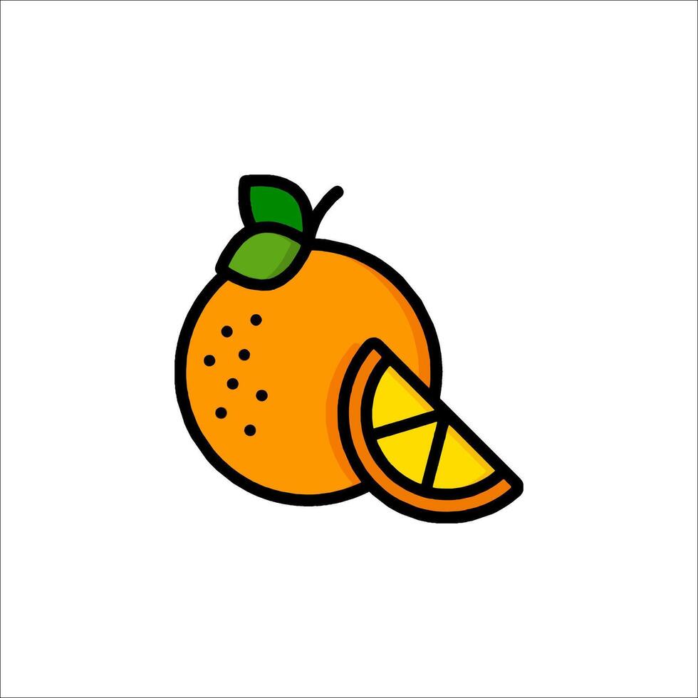 Orange icon illustration vector