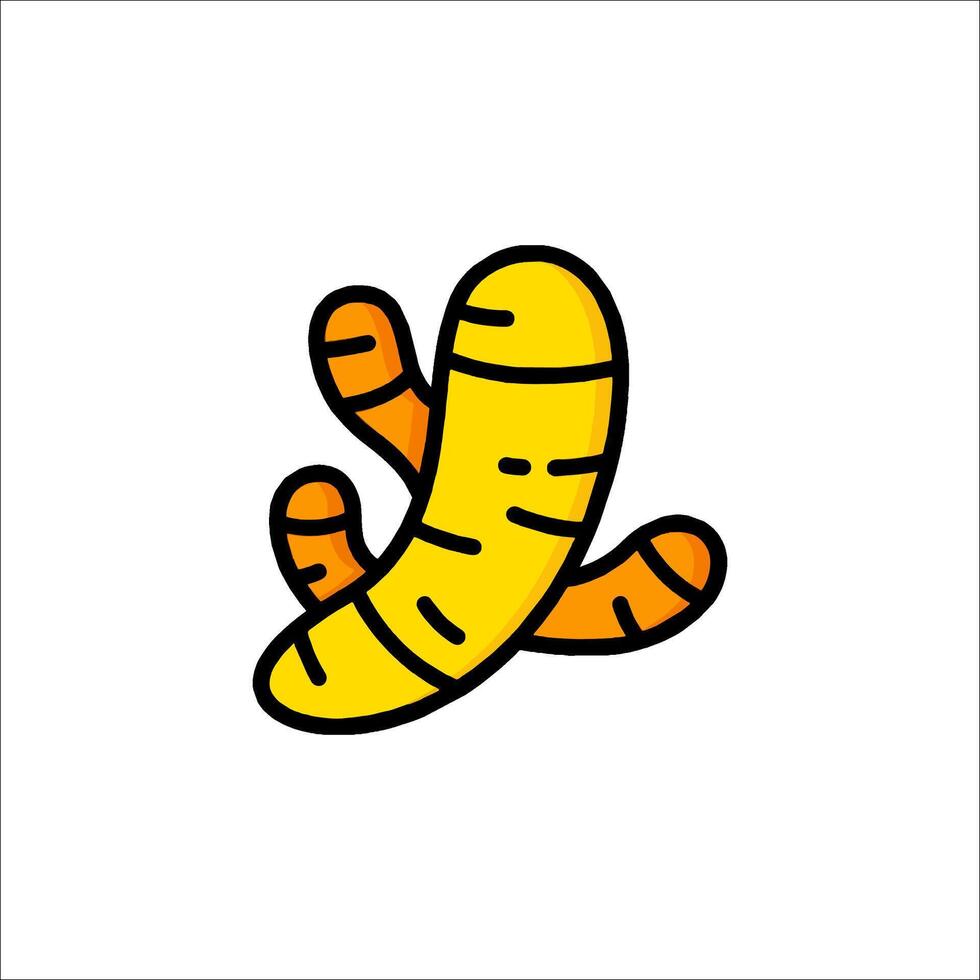 A cartoon carrot with a smiley face vector