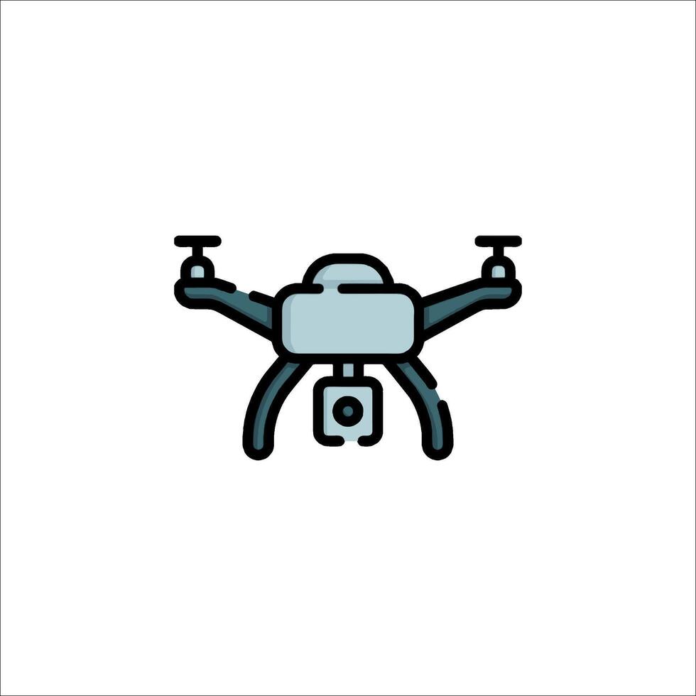 A drone icon on a white background vector