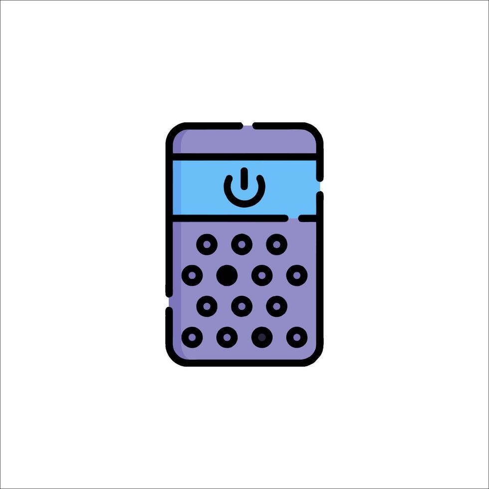 A calculator icon on a white background vector