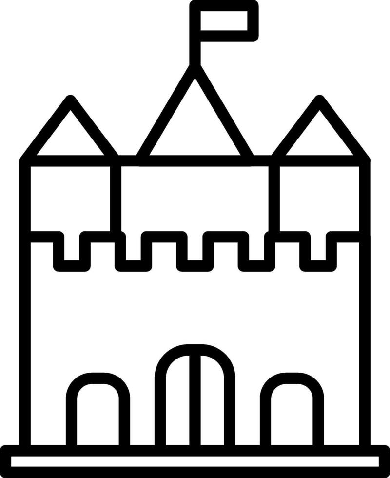 Castle Icon Design Symbol vector