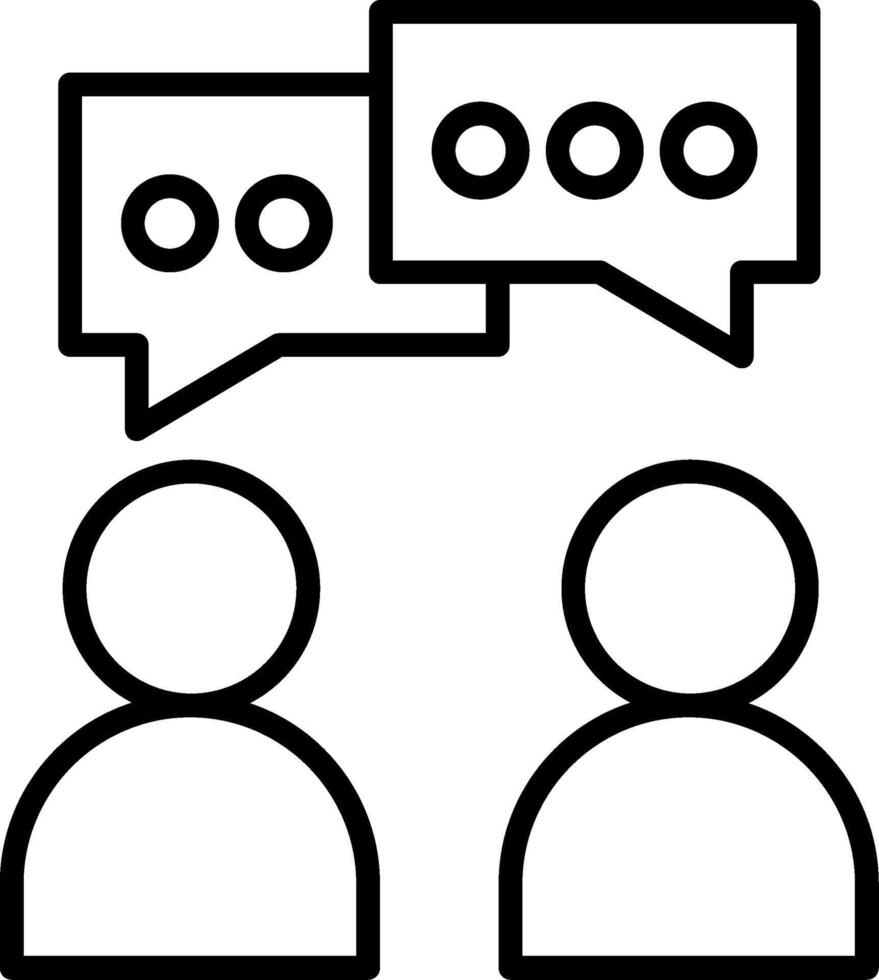 Conversation Icon Design Symbol vector