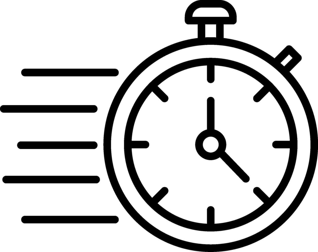 Fast Time Icon Design Symbol vector