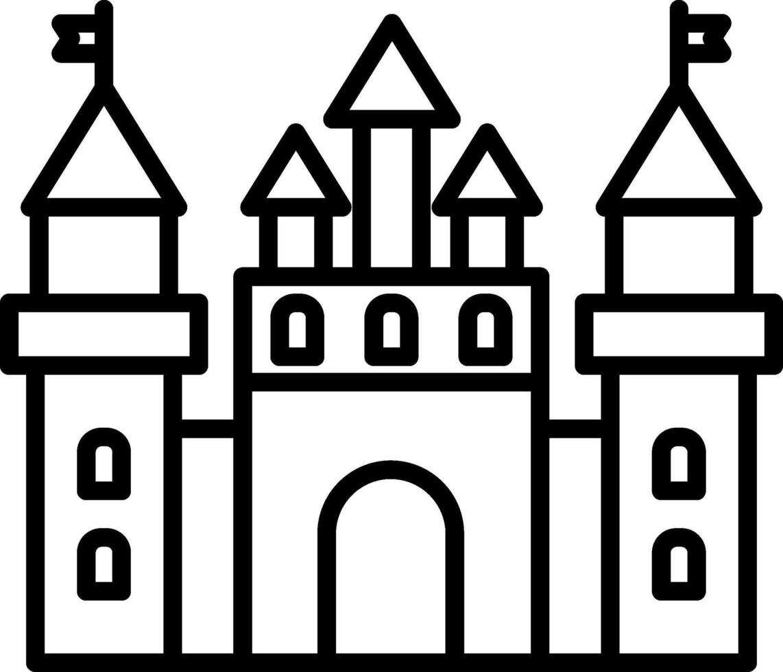Castle Icon Design Symbol vector
