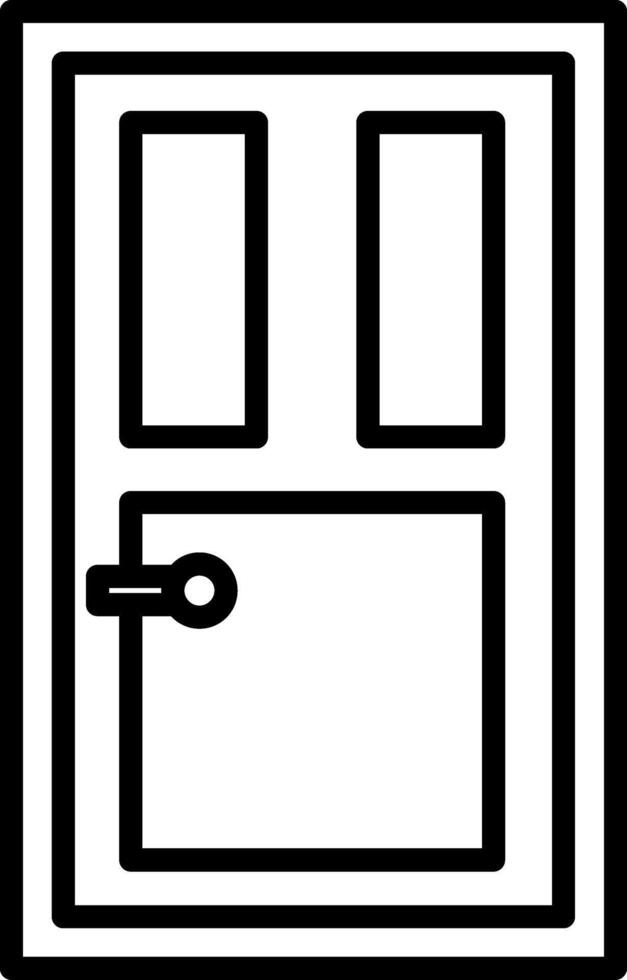 Door Icon Design Symbol vector