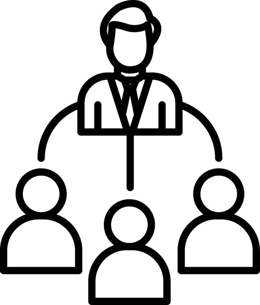 Delegate Icon Design Symbol vector