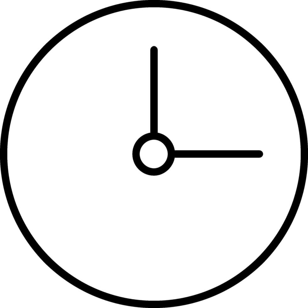 Clock Icon Design Symbol vector