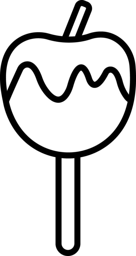 Caramelized Apple Icon Design Symbol vector