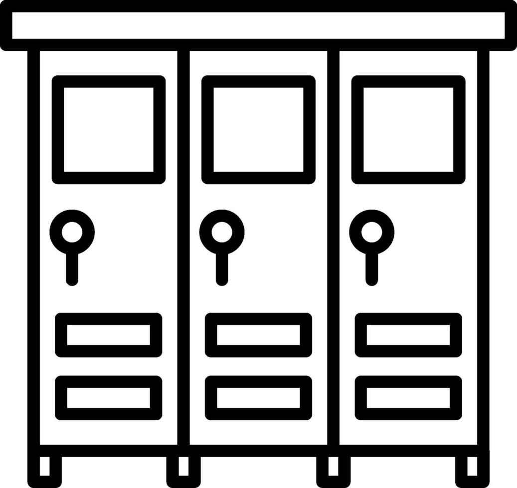 Dressing Room Icon Design Symbol vector