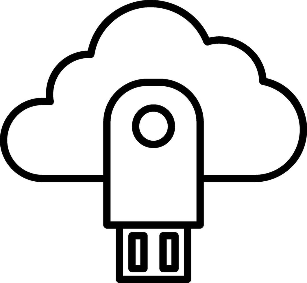Cloud Storage Icon Design Symbol vector