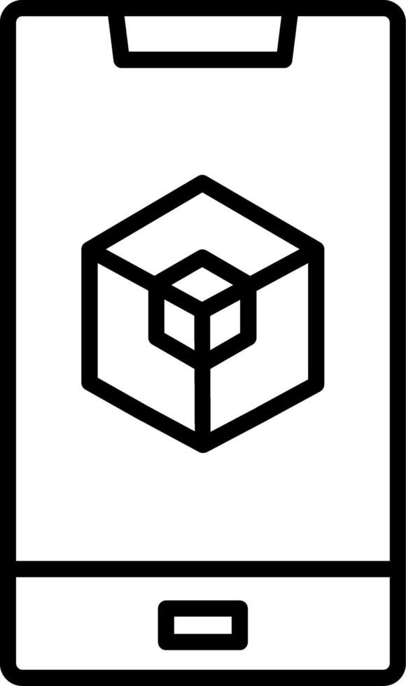 Augmented Reality Icon Design Symbol vector