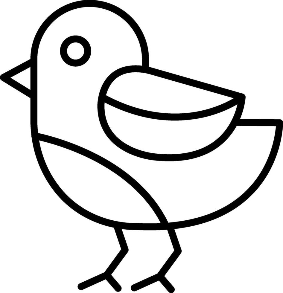 Bird Icon Design Symbol vector