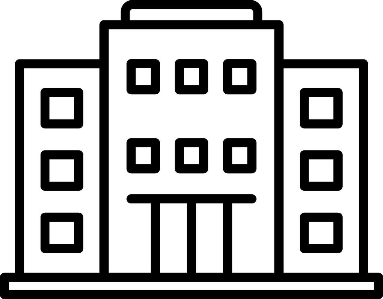 Hotel Icon Design Symbol vector