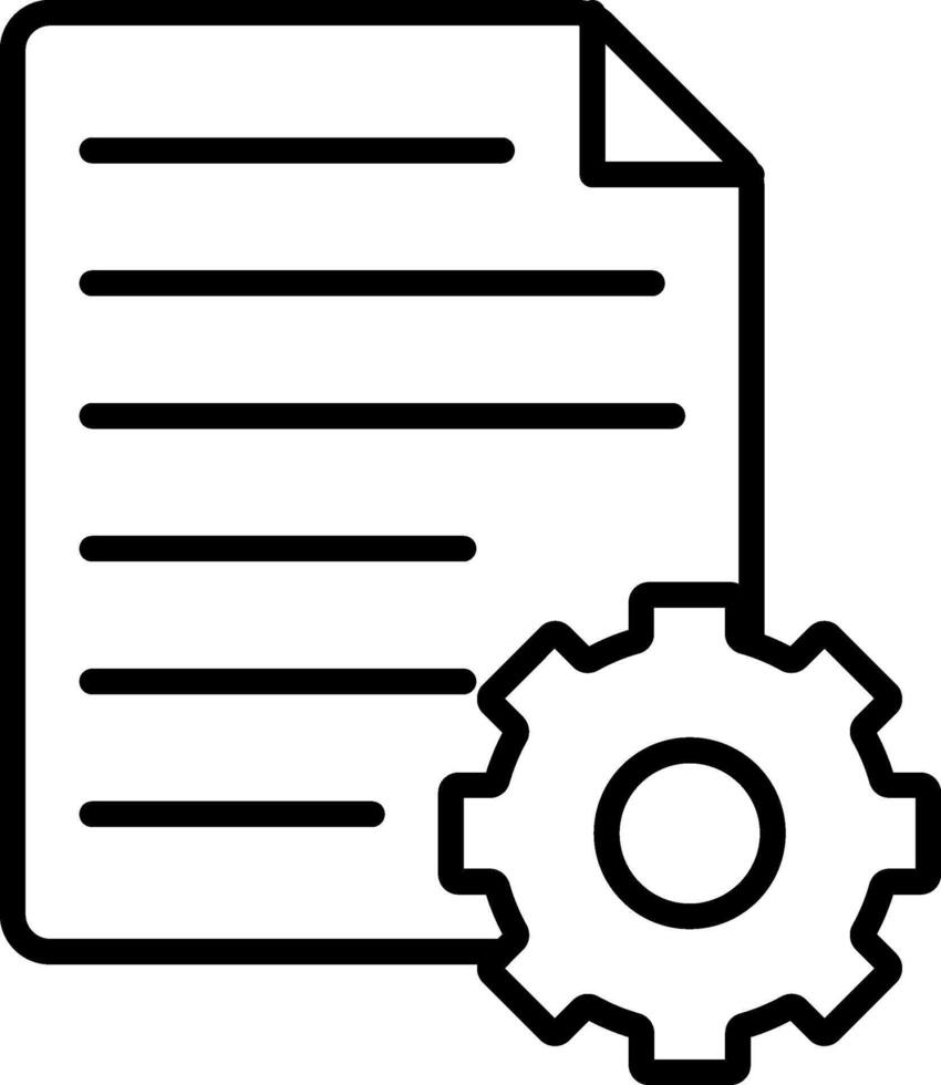 Contract Icon Design Symbol vector