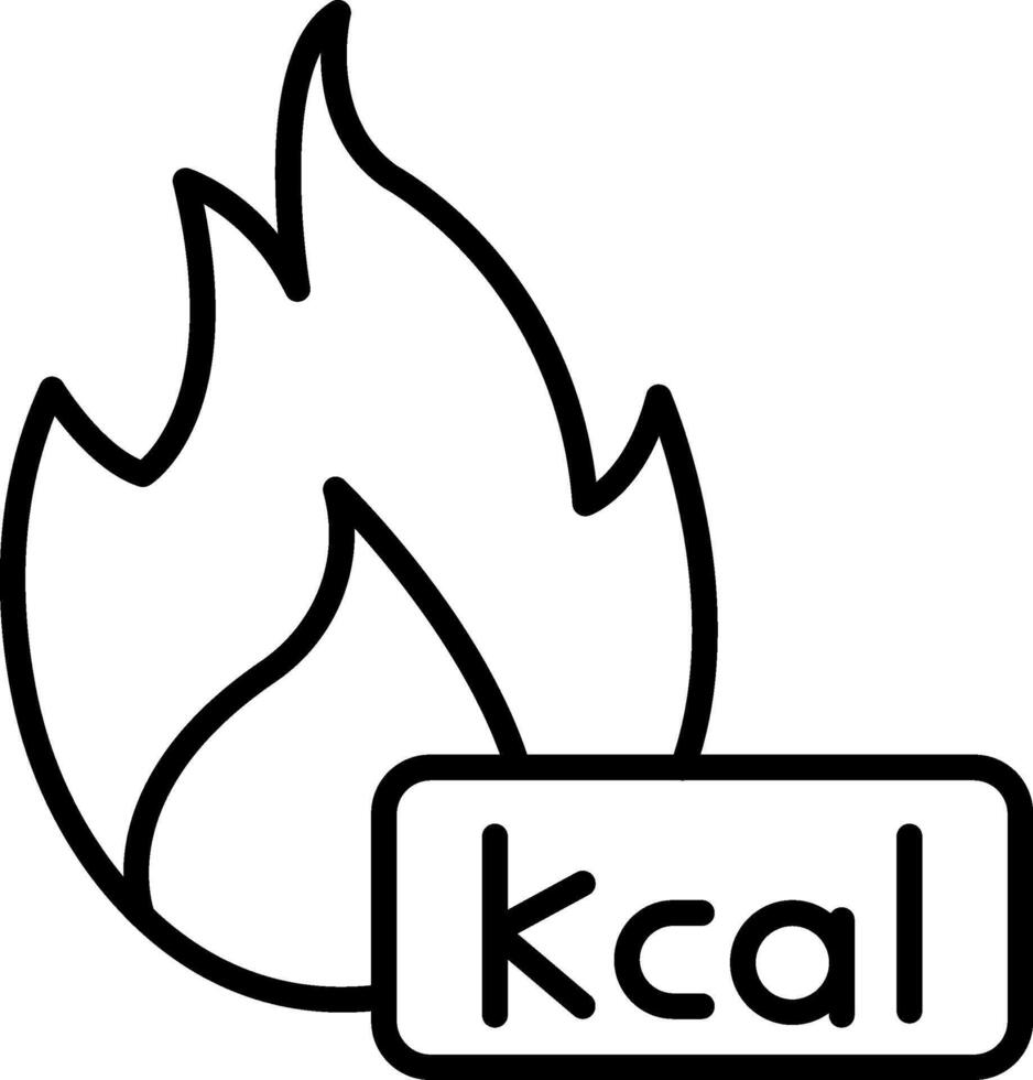 Calories Icon Design Symbol vector