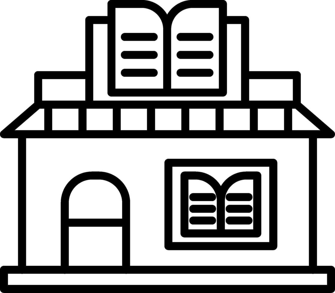 Book Shop Icon Design Symbol vector