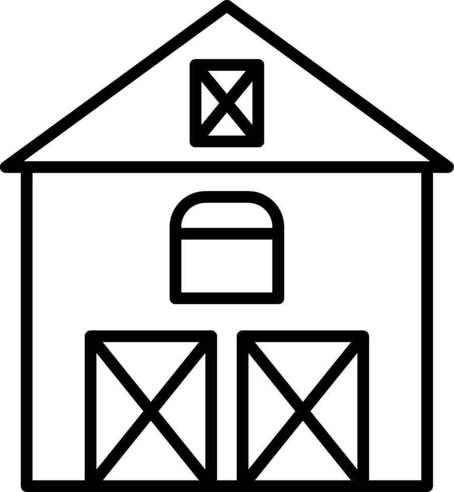 Barn Icon Design Symbol vector