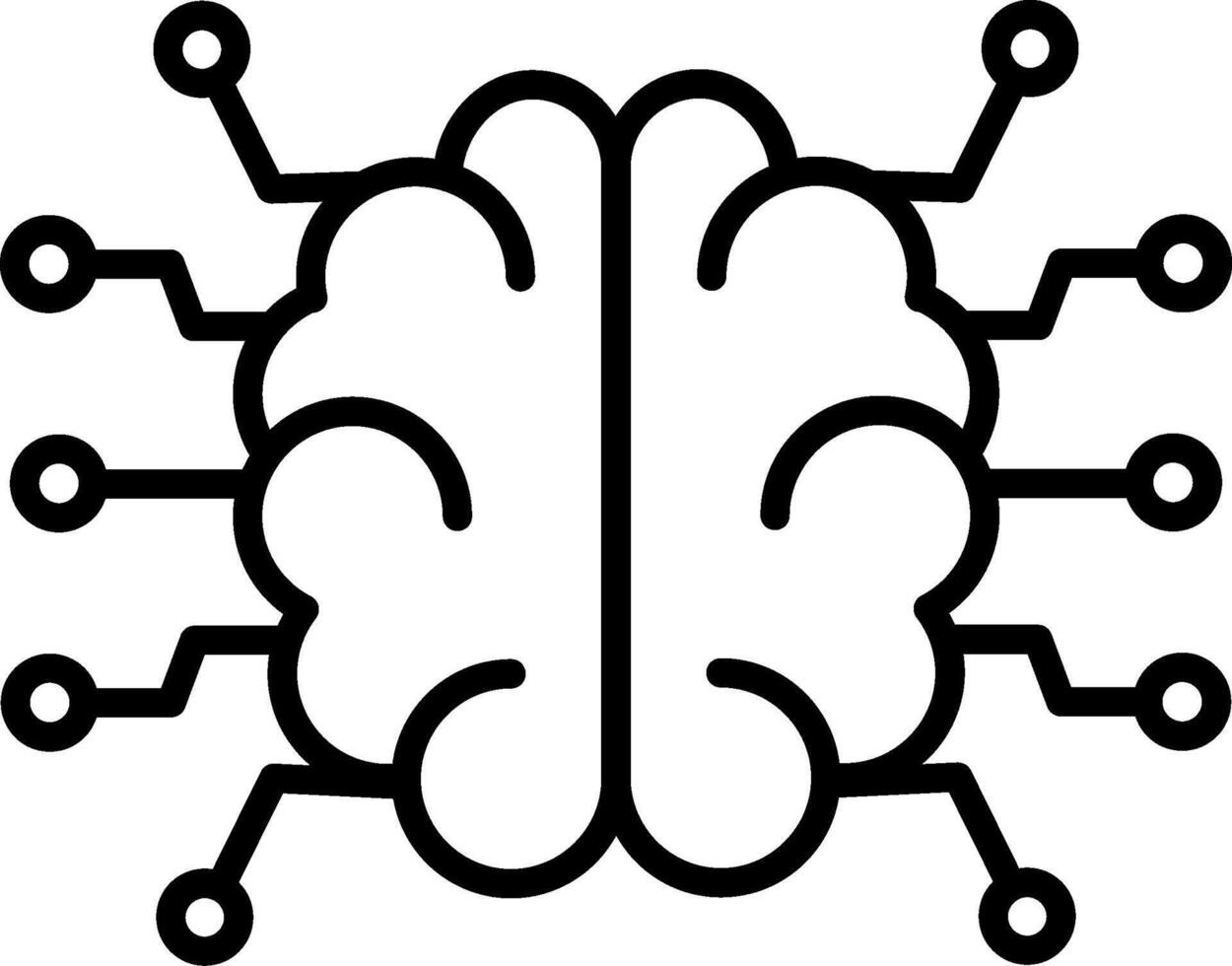 Brain Icon Design Symbol vector
