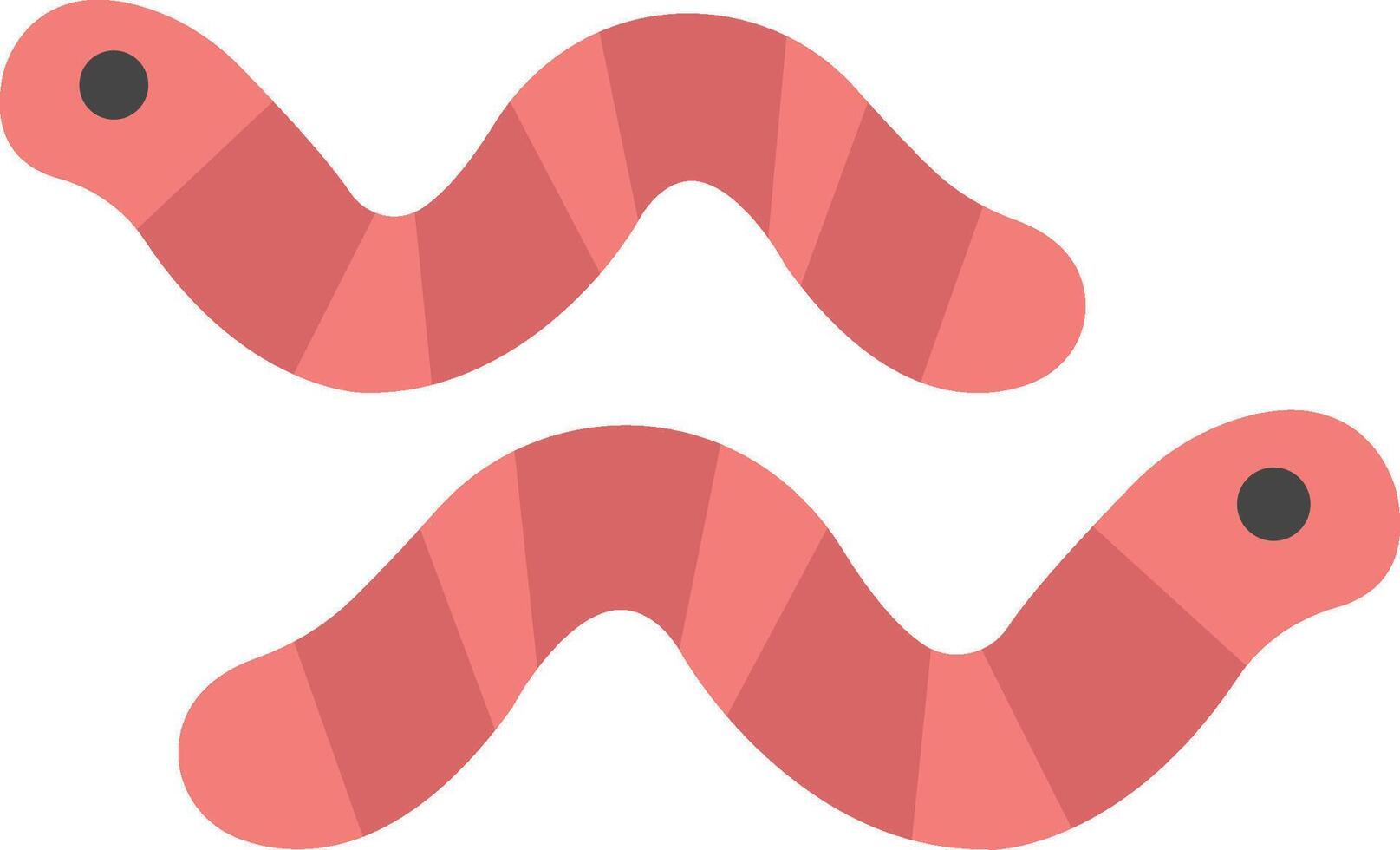 Worm Icon Design Symbol vector