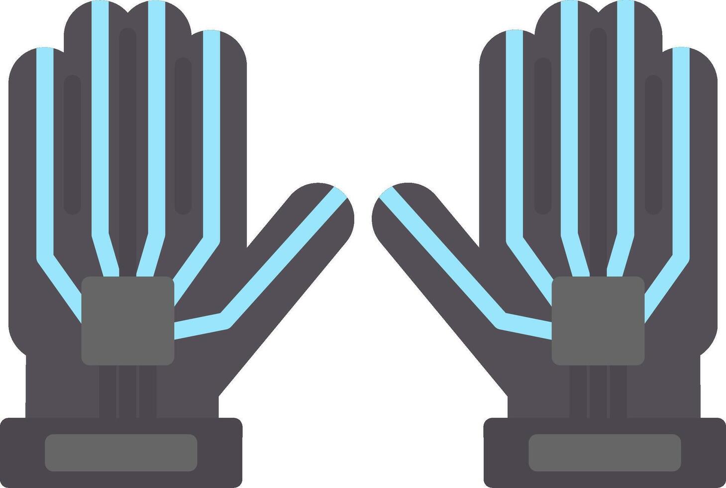 Wired Gloves Icon Design Symbol vector