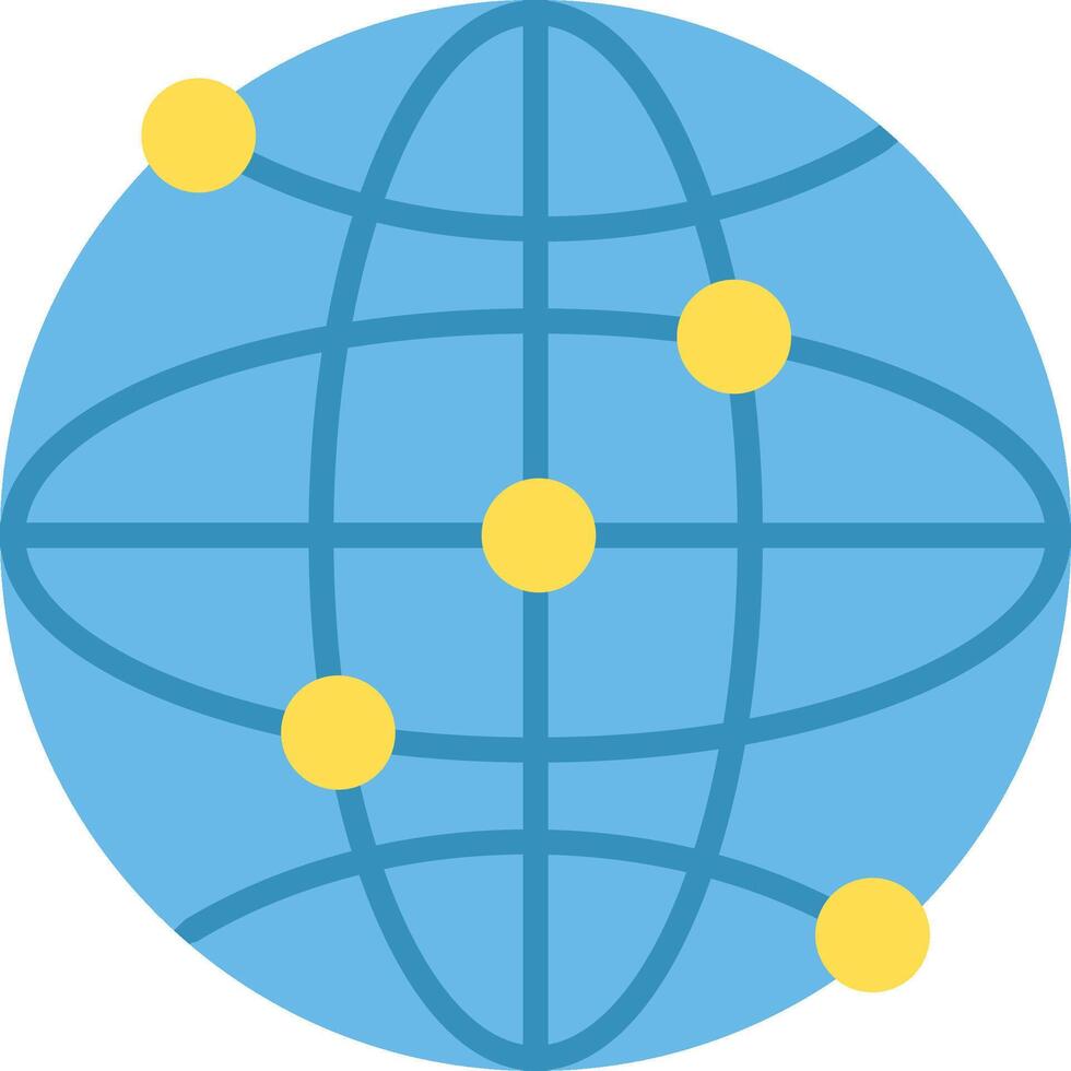 Worldwide Icon Design Symbol vector