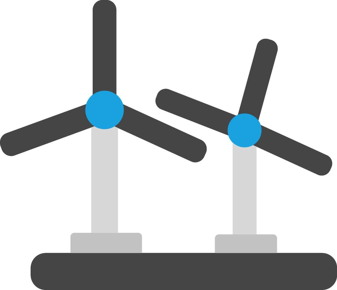 Wind Turbine Icon Design Symbol vector