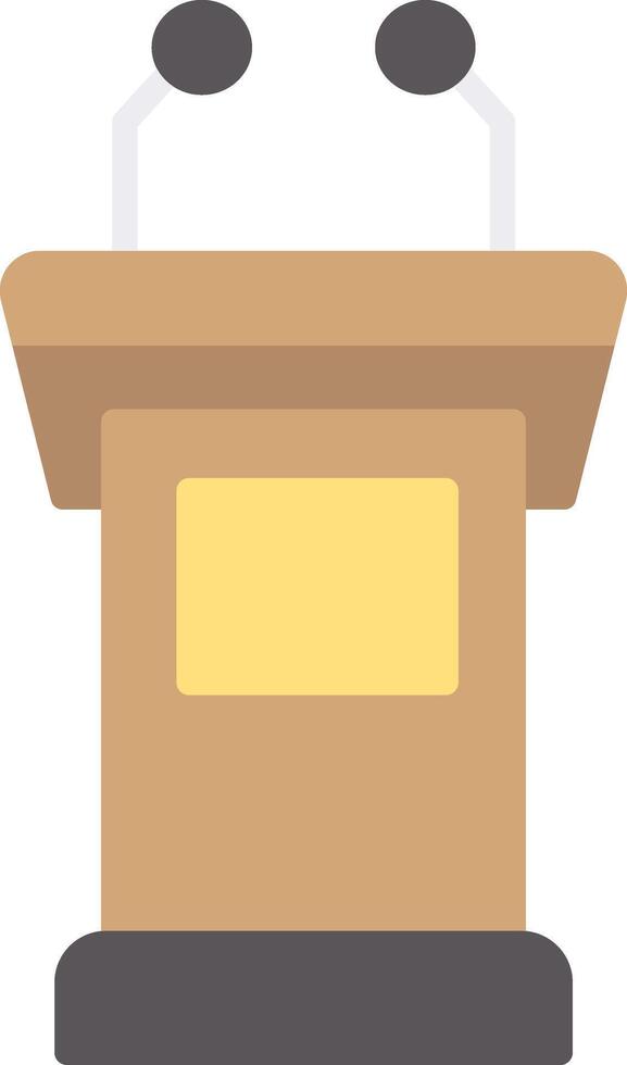 Tribune Icon Design Symbol vector
