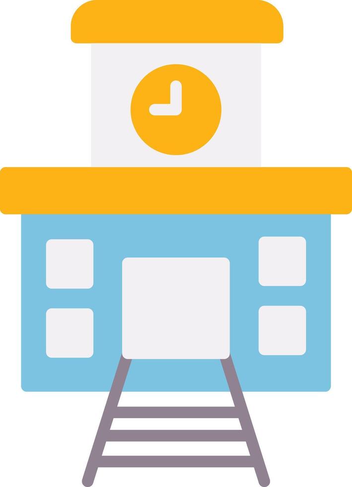 Train Station Icon Design Symbol vector