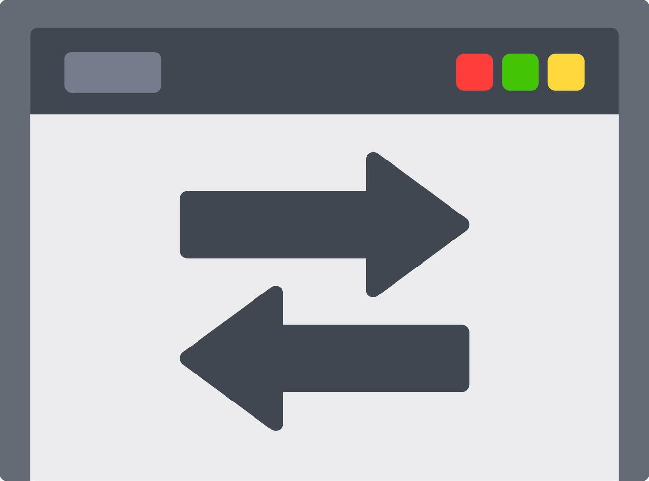 Transfer Data Icon Design Symbol vector