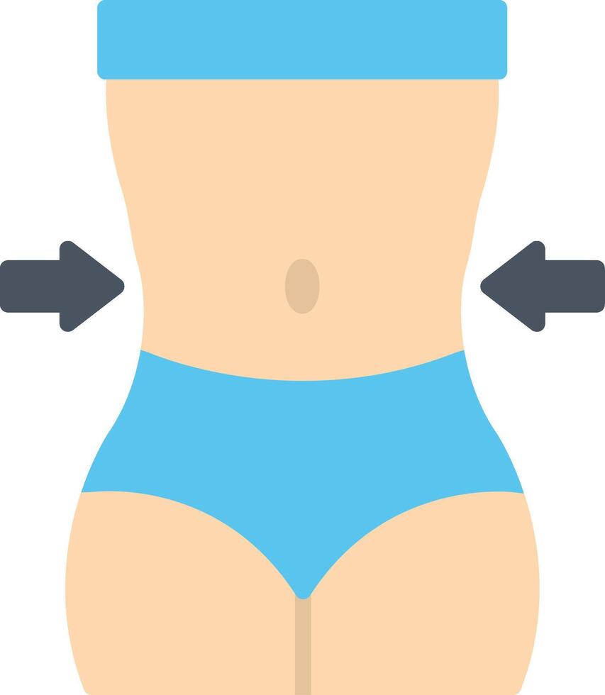 Waist Icon Design Symbol vector