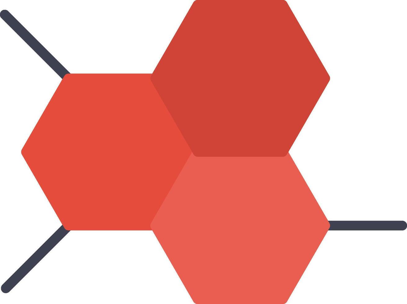 Molecular Icon Design Symbol vector