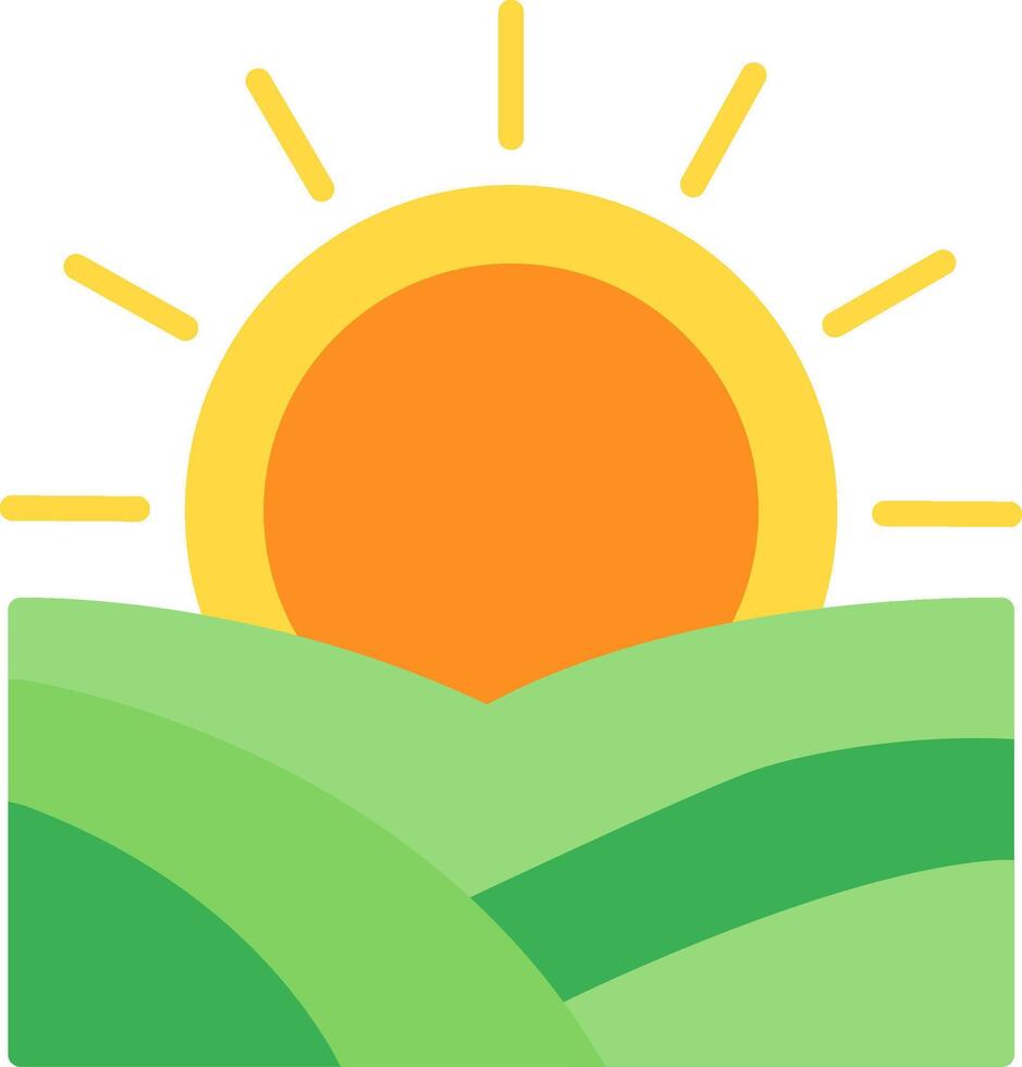 Sunrise Icon Design Symbol vector
