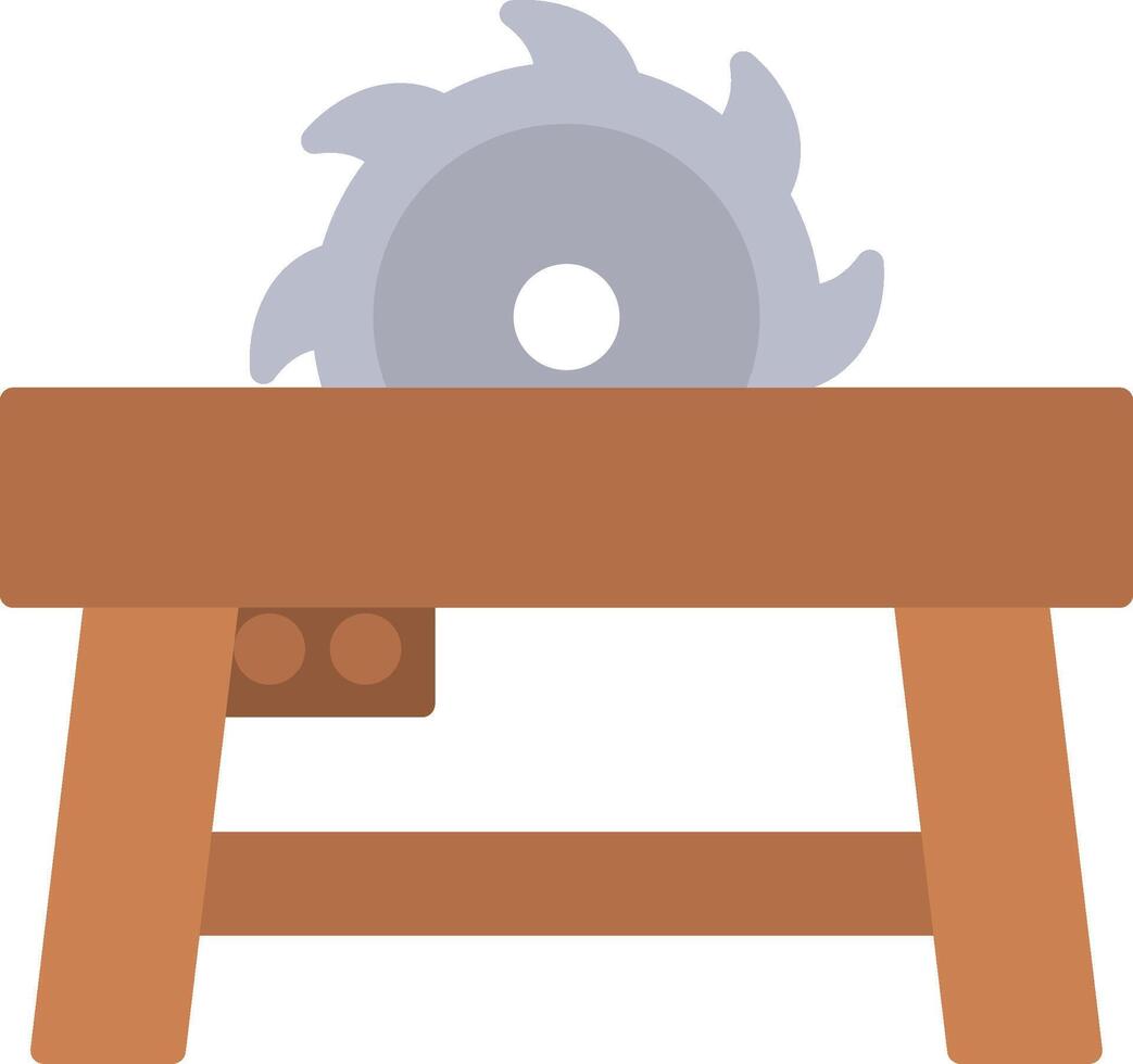 Table Saw Icon Design Symbol vector