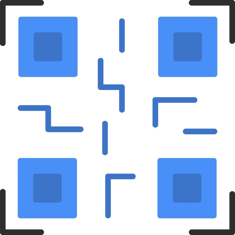 Qr Code Icon Design Symbol vector