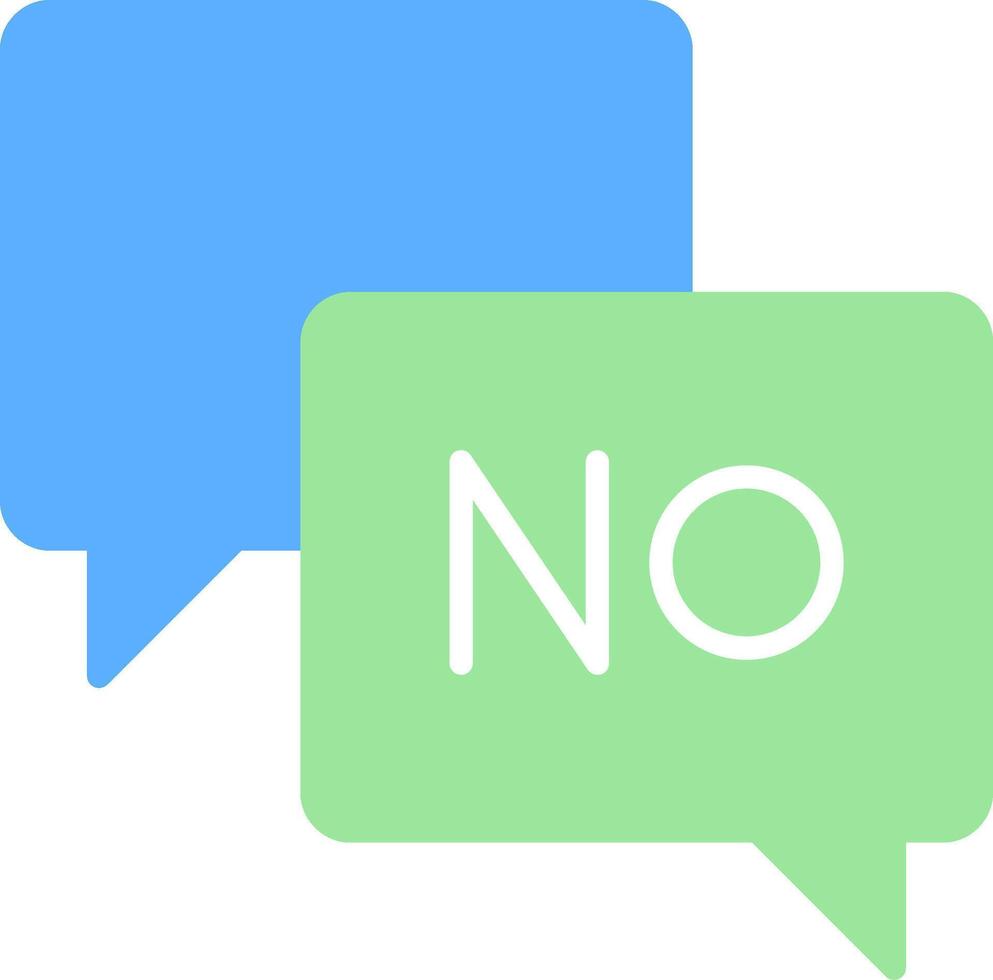 Say No Icon Design Symbol vector