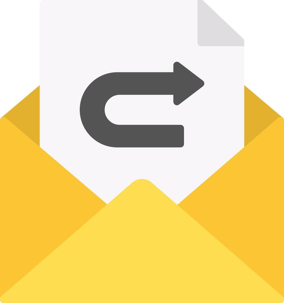 Reply Message Icon Design Symbol vector
