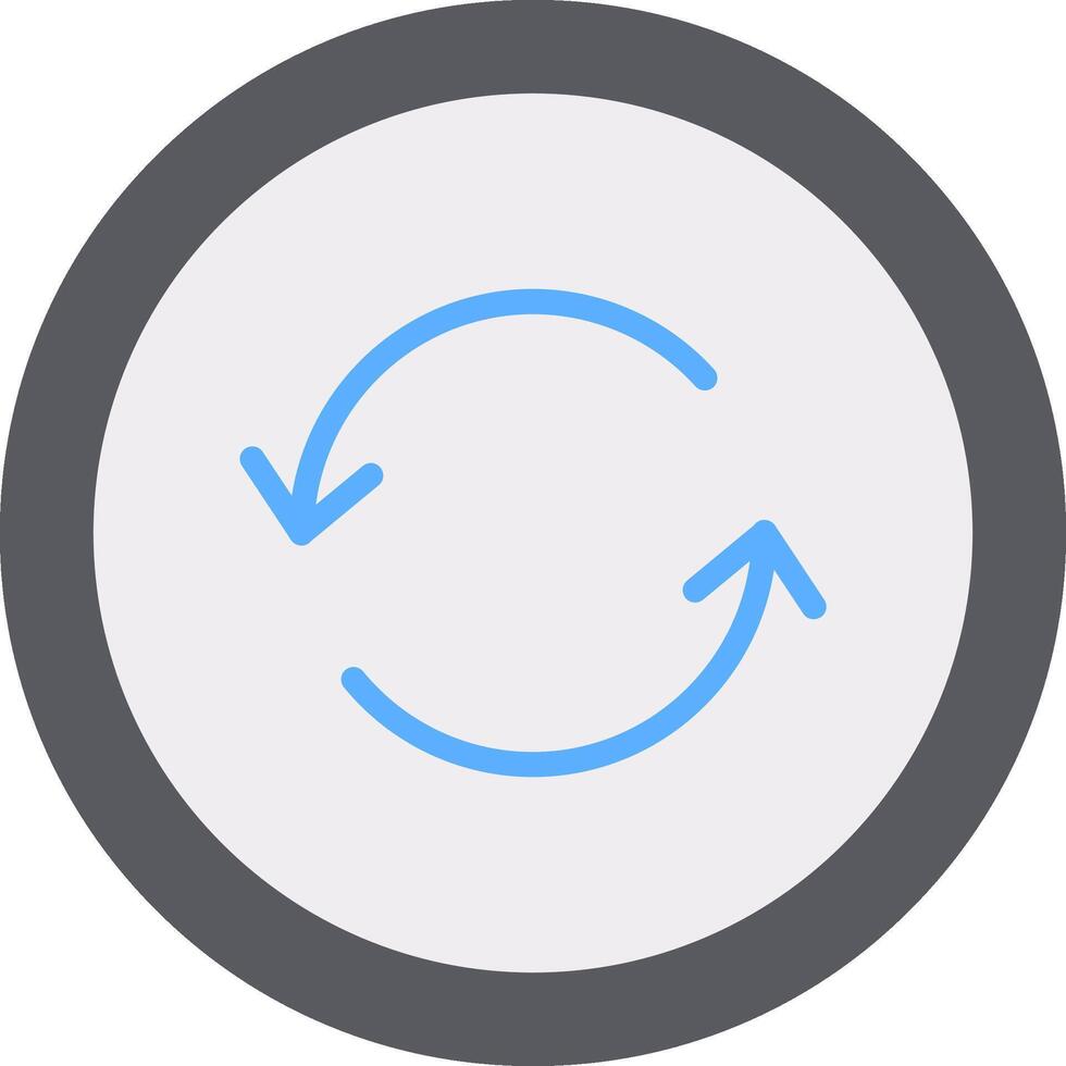 Refresh Icon Design Symbol vector