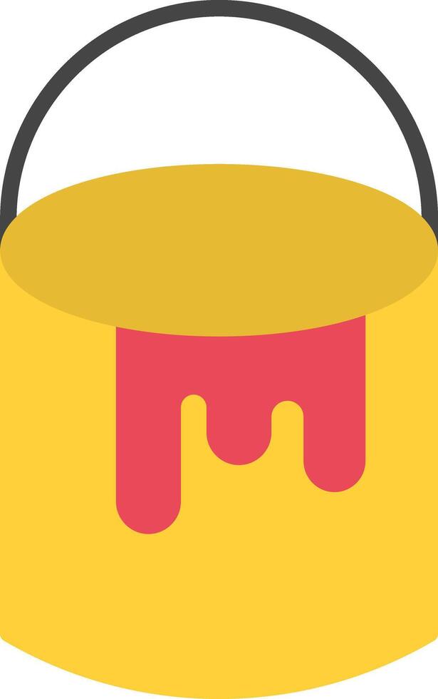 Paint Bucket Icon Design Symbol vector