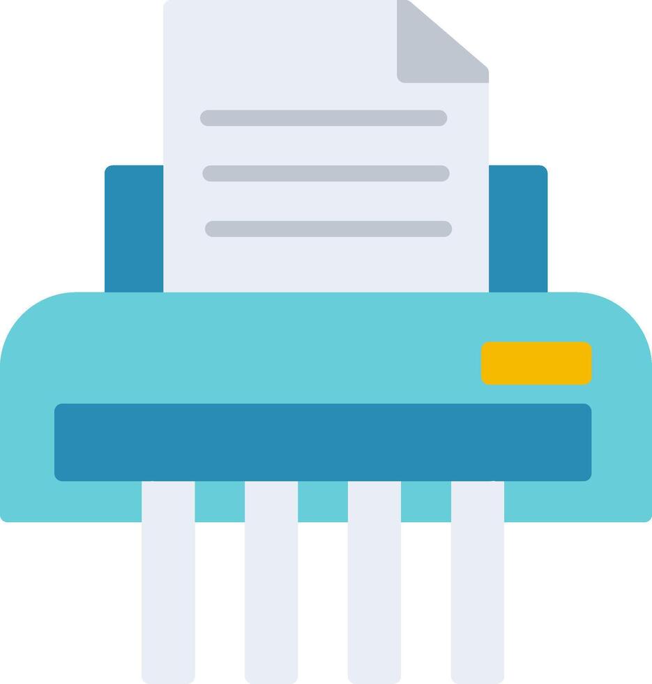 Paper Shredder Icon Design Symbol vector