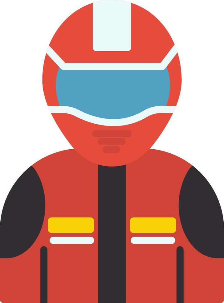 Racer Icon Design Symbol vector